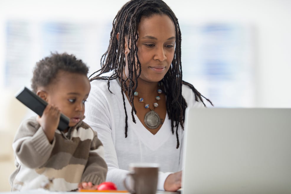 Single Mom Working From Home